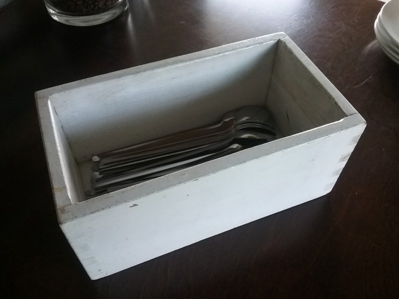 Besteckbox Holz