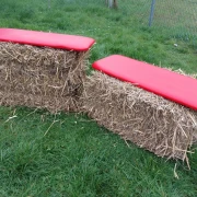 Sitzpolster für z.B. Strohballen