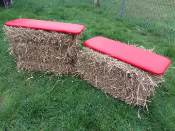 Sitzpolster für z.B. Strohballen