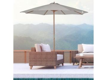 Sonnenschirm beige/braun