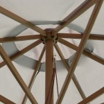 Sonnenschirm beige/braun